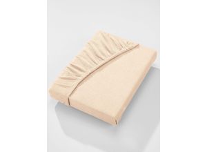 4053855059798 - Betttuch BIBERNA WITT-PBK-Bettlaken-temporär Gr B 140-160 cm 1 St beige (sand) Betttücher