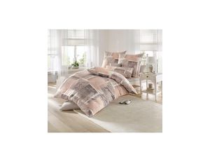 4053855238834 - Bettwäsche BIBERNA WITT-PBK-Bettwäsche-temporär Gr B L 135 cm x 200 cm 3 tlg Feinbiber B L 80 cm x 80 cm beige (taupe)