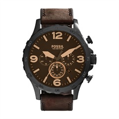 4053858409361 - Chronograph FOSSIL NATE JR1487 Armbanduhren braun Herren Quarzuhren