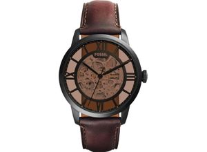 4053858564992 - Automatikuhr FOSSIL Townsman ME3098 Armbanduhren braun (dunkelbraun) Herren Automatikuhren