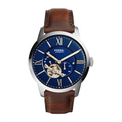 4053858600393 - Uhren - Automatic Leather Watch - in brown - Uhren für Unisex