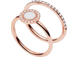 4053858852891 - FOSSIL Damen Ring-Set JF02666791 Edelstahl roségold