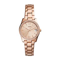 4053858930520 - Quarzuhr FOSSIL SCARLETTE ES4318 Armbanduhren rosegold (roségoldfarben) Damen Quarzuhren