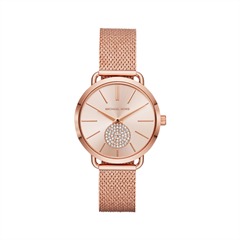 4053858991255 - Quarzuhr MICHAEL KORS PORTIA MK3845 Armbanduhren rosegold (roségoldfarben) Damen Quarzuhren