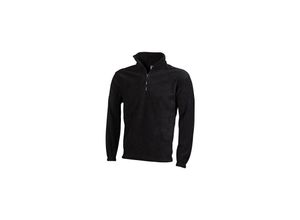 4053901020598 - James&nicholson - jn Half-Zip Fleece JN043 100%PES dark-grey Größe m