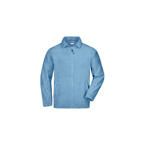 4053901021243 - Herren Fleecejacke JN044 blau Größe S 4053901021243 James & Nicholson