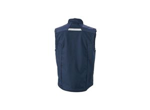 4053901260154 - James&nicholson - jn Workwear Softshell Vest JN845 100%PES navy navy Größe s