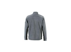 4053901264695 - James&nicholson - jn Mens Workwear Fleece Jacket JN842 100%PES carbon black Größe 2XL