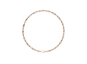 4053917105340 - Fußkette FIRETTI Schmuck Geschenk Silber 925 Körperschmuck Gold o Rosè Singapurkette Fußkettchen Gr Silber 925 (Sterlingsilber) rosegold (roségoldfarben) Made in Germany