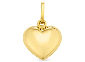 4053917176340 - Herz-Anhänger FIRETTI Schmuck Geschenk Gold 375 Halsschmuck Anhänger Herz Schmuckanhänger Gr Gelbgold 375 016 g gelb (gelbgoldfarben) Damen Anhänger Made in Germany