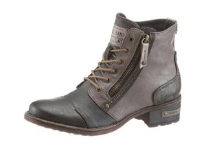 4053974588964 - Große Größen Mustang Shoes Schnürboots braun-taupe Gr36