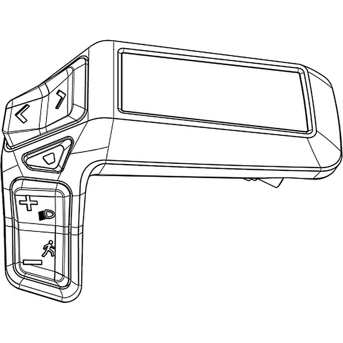 4054289010737 - Purion 200 Display und Steuergerät für eBike (222mm BRC3800) - Ergonomisches Design