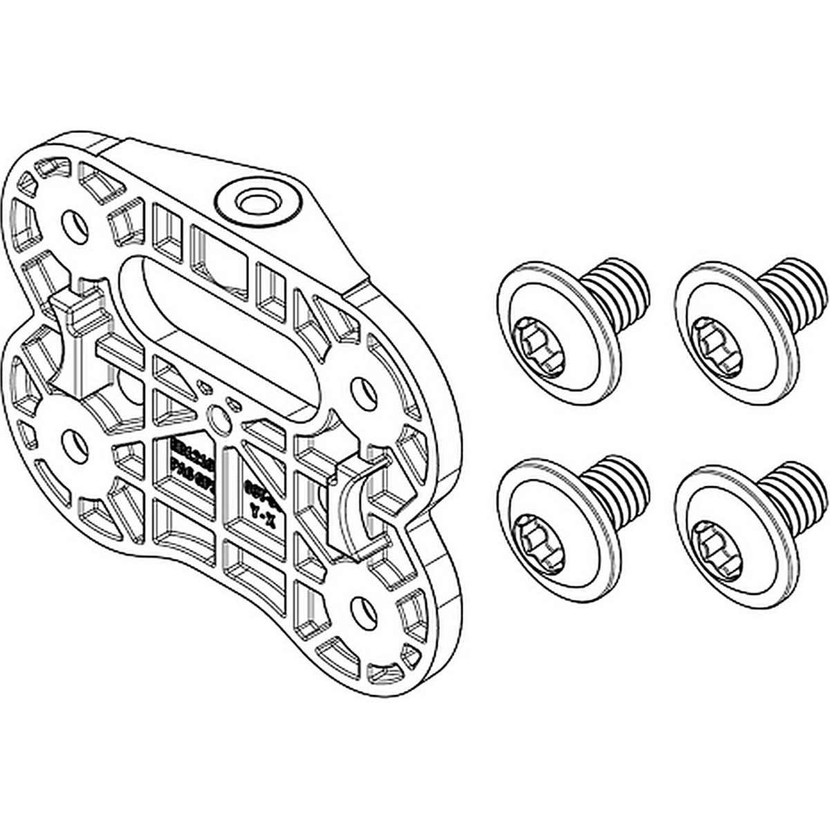 4054289010850 - Compacttube Horizontal Befestigungsplatte Kit für Seiten ohne feste Verriegelung (BBP324Y)