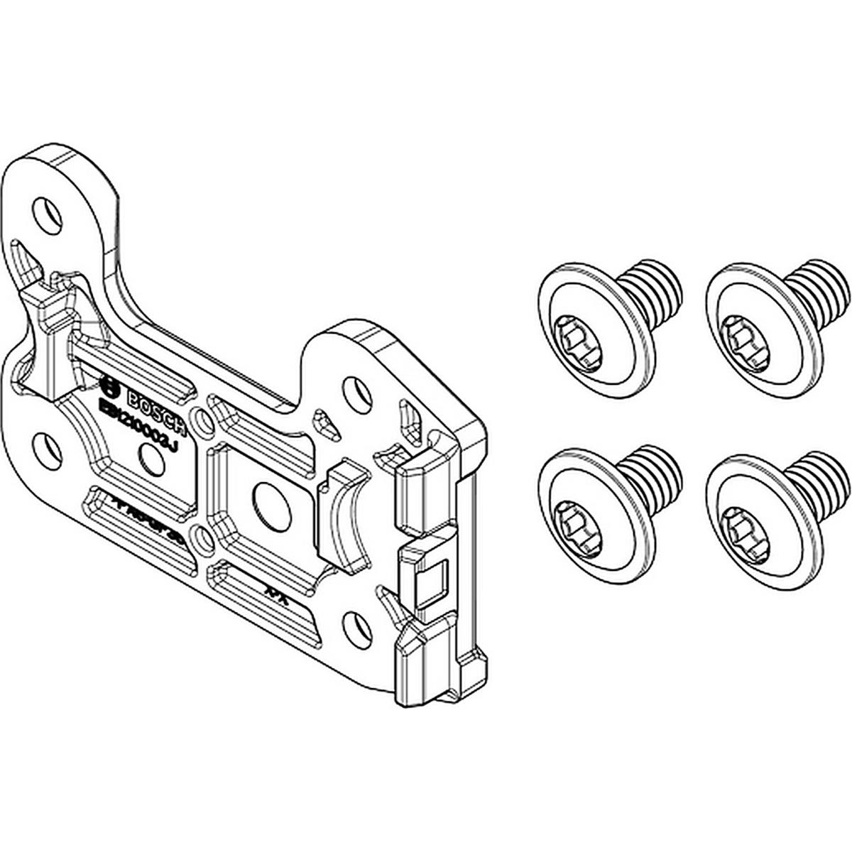 4054289010874 - Compacttube Vertikale Befestigungsplatte Kit für Nicht-Achse Pivot Installation (BBP324Y)