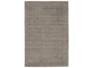 4054293082232 - Teppich OBSESSION My Maori 220 Teppiche Gr B L 160 cm x 230 cm 13 mm 1 St grau (taupe) Esszimmerteppiche Uni-Farben Material 100% Viskose handgewebt große Farbauswahl