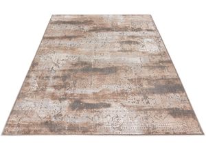 4054293097526 - Teppich OBSESSION My Jewel of 950 Teppiche Gr B L 140 cm x 200 cm 7 mm 1 St grau (taupe) Esszimmerteppiche modernes Design besonders hohe Materialdichte