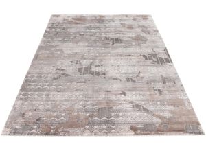 4054293097809 - Teppich OBSESSION My Jewel of 955 Teppiche Gr B L 80 cm x 150 cm 7 mm 1 St grau (taupe) Esszimmerteppiche besonders hohe Materialdichte ideal im Wohnzimmer & Schlafzimmer