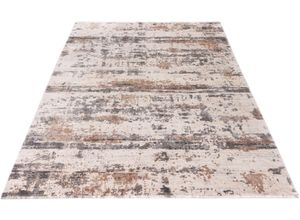 4054293098103 - Teppich OBSESSION My Jewel of 960 Teppiche Gr B L 80 cm x 150 cm 7 mm 1 St grau (taupe) Esszimmerteppiche modernes abstraktes Design besonders hohe Materialdichte