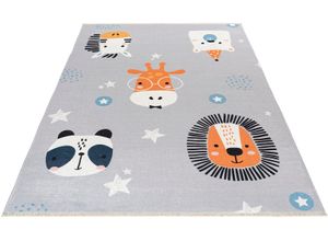 4054293101599 - Kinderteppich OBSESSION My Greta 603 Teppiche Gr B L 115 cm x 170 cm 6 mm 1 St grau Kinder Kinderzimmerteppiche