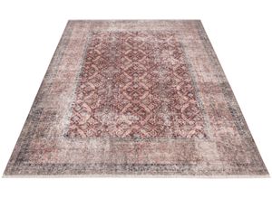 4054293108758 - Teppich OBSESSION My Maurea 780 Teppiche Gr B L 155 cm x 230 cm 6 mm 1 St rot Orientalische Muster Orientalisches Muster Vintage Design mit Fransen Wohnzimmer