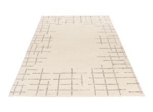 4054293113110 - Teppich OBSESSION My Freya 271 Teppiche Gr B L 200 cm x 290 cm 15 mm 1 St beige (cream) Esszimmerteppiche Handweb Teppich geometrisches Muster 80% Wolle handgewebt