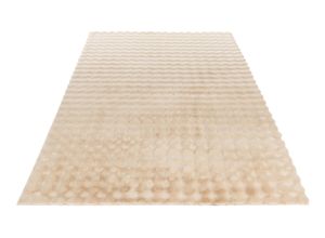 4054293114155 - Teppich OBSESSION My Aspen 485 Teppiche Gr B L 200 cm x 290 cm 28 mm 1 St beige Esszimmerteppiche Uni Farben besonders weich Hoch-Tief Effekt handgetuftet