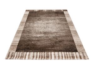 4054293115251 - Teppich OBSESSION My Canyon 970 Teppiche Gr B L 240 cm x 330 cm 20 mm 1 St grau (taupe) Esszimmerteppiche meliert mit Bordüre modernes Design weiche Qualität