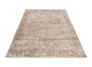 4054293118191 - Teppich OBSESSION My Everest 429 Teppiche Gr B L 120 cm x 170 cm 7 mm 1 St beige Fransenteppich Esszimmerteppiche Orient-Optik mit Fransen Vintagedesign Wohnzimmer Schlafzimmer