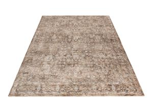 4054293118375 - Teppich OBSESSION My Everest 432 Teppiche Gr B L 200 cm x 290 cm 7 mm 1 St braun (coffee) Fransenteppich Orientalische Muster Orient-Optik mit Fransen Vintagedesign Wohnzimmer Schlafzimmer