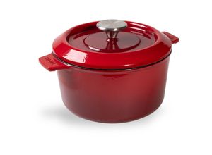 4054359014207 - Kochtopf WOLL Iron Töpfe Gr 28 l + Ø 20 cm + Höhe 11 cm rot Gemüsetopf Suppentopf Suppentöpfe Topf Ø 20 cm Induktion