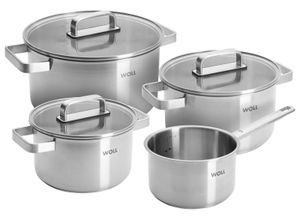 4054359042668 - Topf-Set WOLL Steel silber (silberfarben) Töpfe hochwertiger korrosionsbeständiger Edelstahl
