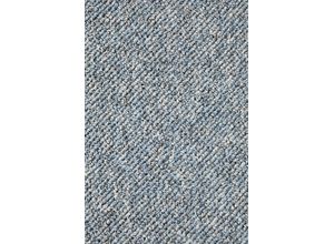 4054564910417 - Teppichboden ANDIAMO Schlinge Kairo Teppiche Gr B L 400 cm x 600 cm 9 mm 1 St blau Teppichboden Breite 400 cm meliert strapazierfähig & robust