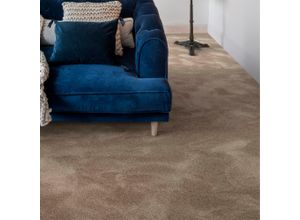 4054564919762 - Teppichboden ANDIAMO Schlinge Florenz Teppiche Gr B L 400 cm x 100 cm 8 mm 1 St braun Teppichboden Uni-Farben Breite 400 cm strapazierfähig & robust