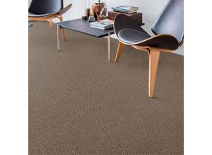 4054564936974 - Teppichboden ANDIAMO Coupon Schlinge Tulsa Teppiche Gr B L 400 cm x 1400 cm 6 mm 1 St beige Teppichboden meliert Breite 400 cm oder 500 cm strapazierfähig & pflegeleicht
