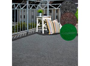 4054564938770 - ANDIAMO Kunstrasen Aberdeen Teppiche aus Nadelfilz mit Drainagenoppen für Balkon Terasse Wintergarten Gr B L 200 cm x 500 cm 10 mm 1 St grau Kunstrasen