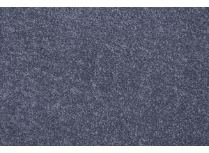 4054564942623 - ANDIAMO Teppichboden Coupon Velours Portland Teppiche Uni Farben Breite 400 cm strapazierfähig pflegeleicht Gr B L 400 cm x 1500 cm 11 mm 1 St blau Teppichboden