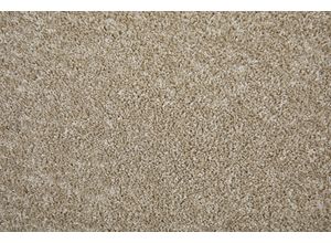 4054564943453 - ANDIAMO Teppichboden Coupon Velours Portland Teppiche Uni Farben Breite 400 cm strapazierfähig pflegeleicht Gr B L 400 cm x 1400 cm 11 mm 1 St beige Teppichboden