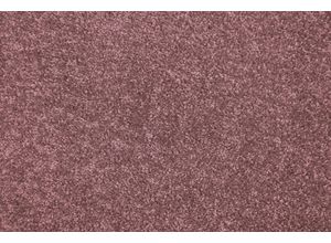 4054564944344 - ANDIAMO Teppichboden Coupon Velours Portland Teppiche Uni Farben Breite 400 cm strapazierfähig pflegeleicht Gr B L 400 cm x 1000 cm 11 mm 1 St rosa (altrosa) Teppichboden