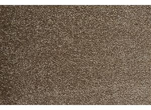 4054564947215 - ANDIAMO Teppichboden Coupon Velours Verona Teppiche Uni Farben Breite 400 cm oder 500 cm strapazierfähig pflegeleicht Gr B L 500 cm x 1500 cm 6 mm 1 St braun Teppichboden