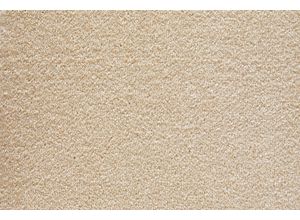 4054564948458 - ANDIAMO Teppichboden Coupon Velours Verona Teppiche Uni Farben Breite 400 cm oder 500 cm strapazierfähig pflegeleicht Gr B L 500 cm x 700 cm 6 mm 1 St beige (hellbeige) Teppichboden