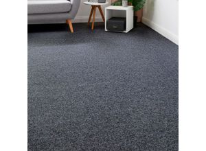 4054564954794 - ANDIAMO Teppichboden Coupon Nadelvlies Invita Teppiche melierte Optik Breite 200 cm oder 400 cm robust & strapazierfähig Gr B L 400 cm x 1400 cm 5 mm 1 St grau (anthrazit) Teppichboden