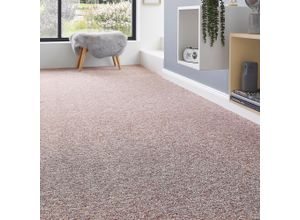 4054564966292 - ANDIAMO Teppichboden Coupon Feinschlinge Gambia Teppiche meliert Breite 400 cm oder 500 cm strapazierfähig pflegeleicht Gr B L 400 cm x 600 cm 72 mm 1 St orange (terrakotta) Teppichboden