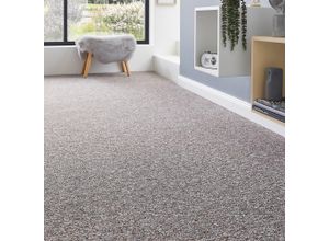 4054564966889 - ANDIAMO Teppichboden Coupon Feinschlinge Gambia Teppiche meliert Breite 400 cm oder 500 cm strapazierfähig pflegeleicht Gr B L 500 cm x 350 cm 72 mm 1 St braun Teppichboden