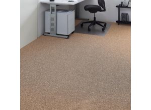 4054564998606 - ANDIAMO Teppichboden Feinschlinge Carlos Teppiche melierte Optik Breite 400 cm oder 500 cm strapazierfähig Wohnzimmer Gr B L 500 cm x 300 cm 65 mm 1 St beige Teppichboden