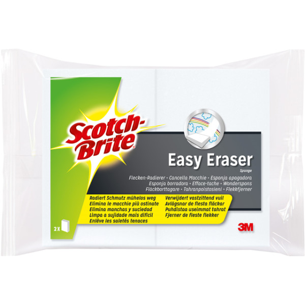 4054596292987 - Fleckenradierer Easy Eraser EE2 rechteckig weiß 2 Stück