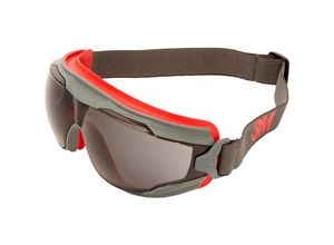 4054596623965 - Goggle Gear 500 GG502SGAF Vollsichtbrille mit Antibeschlag-Schutz Rot Grau en 166 din 166 - 3M