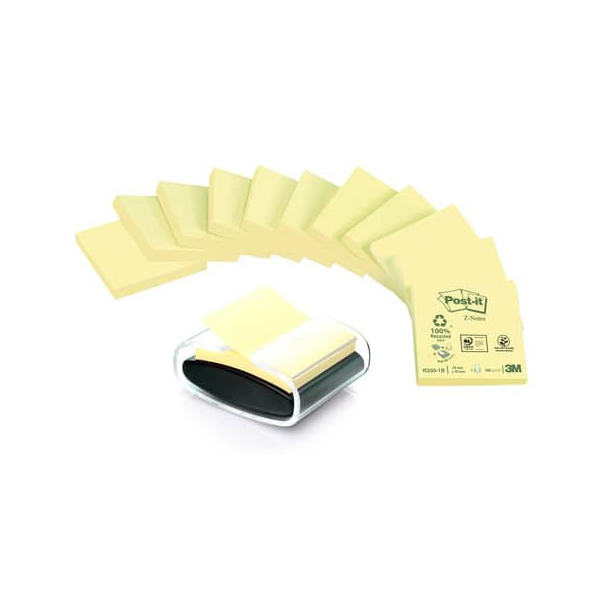 4054596723313 - Haftnotizspender C2014Y12 Z-Notes schwarz transparent 4054596723313 Post-it