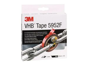 4054596735415 - - Montageband vhb Tape 5952F schwarz Länge 3 m Breite 19 mm