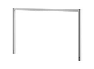 4054666023633 - Tischstützensatz aus Aluminium-Profilen HxBxT 930 x 1500 x 45 mm