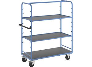 4054666026641 - eurokraft pro Regalwagen für 8 Etagenböden inkl 2 Etagenböden